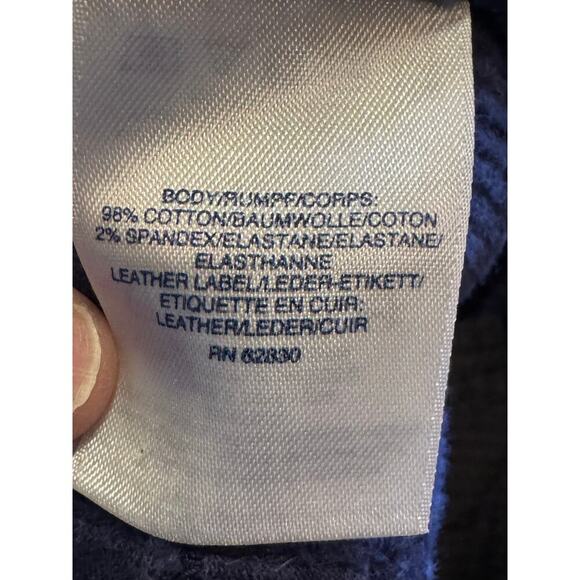 Lands' End Navy Blue Corduroy Straight Leg Mid Rise Women's Pants Jeans Sz 8 - Picture 13 of 13